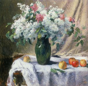 Vas med blommor